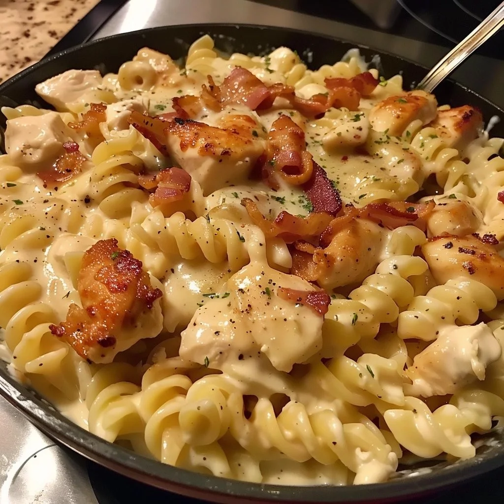 Chicken Bacon Ranch Pasta
